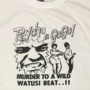 Psycho a Go-Go! White Unisex T-Shirt